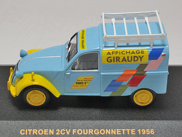 イクソ ixo CLC048 1/43 CITROEN 2CV FOURGONNETTE 1956 Affichage GIRAUDY_画像6