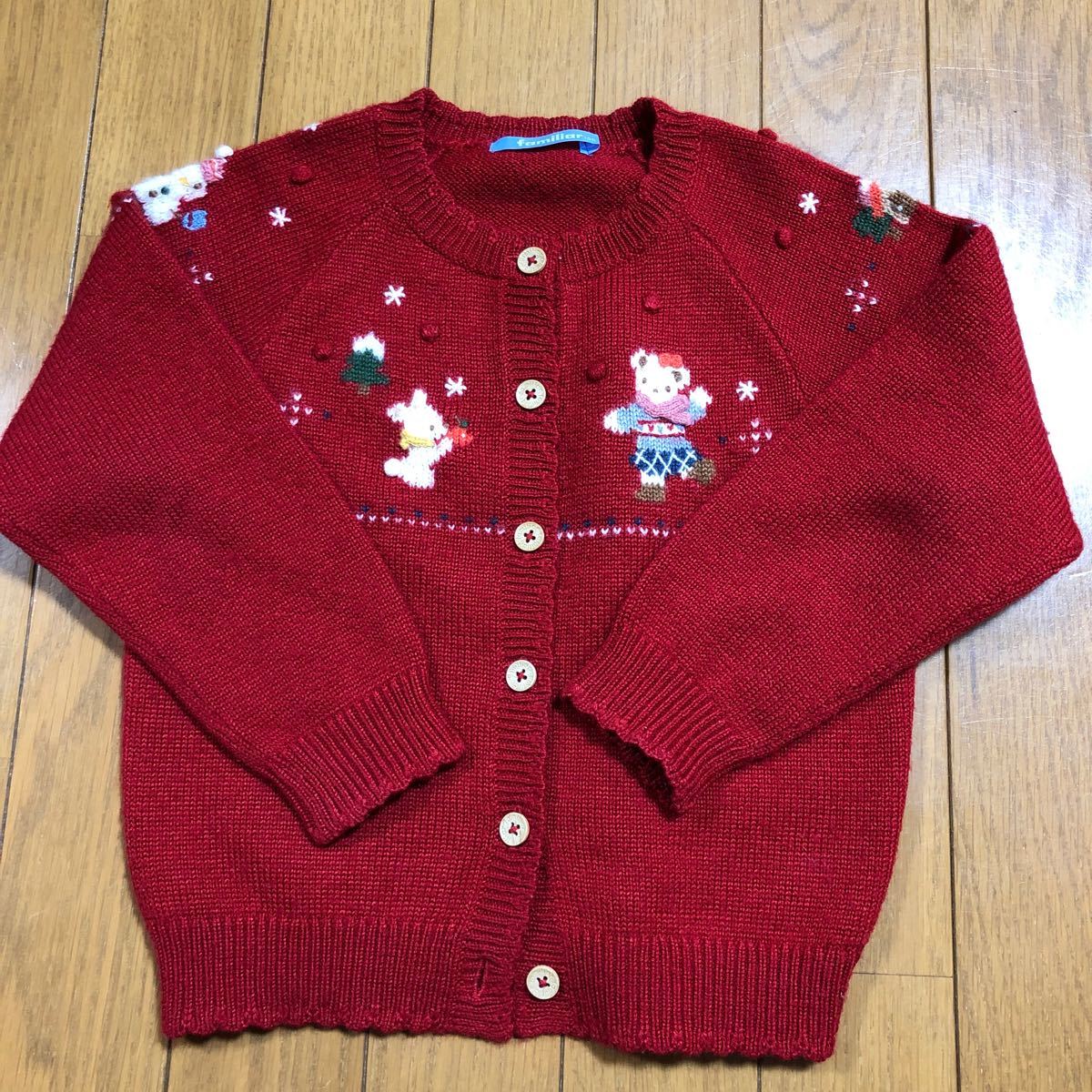 【テレビで話題】キッズ服(男の子用) 100cm~期間限定SALE】378*ファミリア ニットカーディガン - www.shinyo-f.co.jp