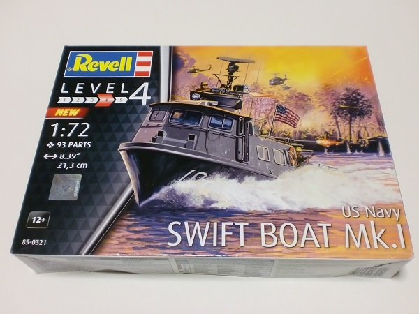アメリカレベル 1/72 アメリカ海軍 スイフボート マーク１ ベトナム戦争 ナム戦 USN Mk I Swift Boat Vietnam War NamWar Revell 85-0321_画像1