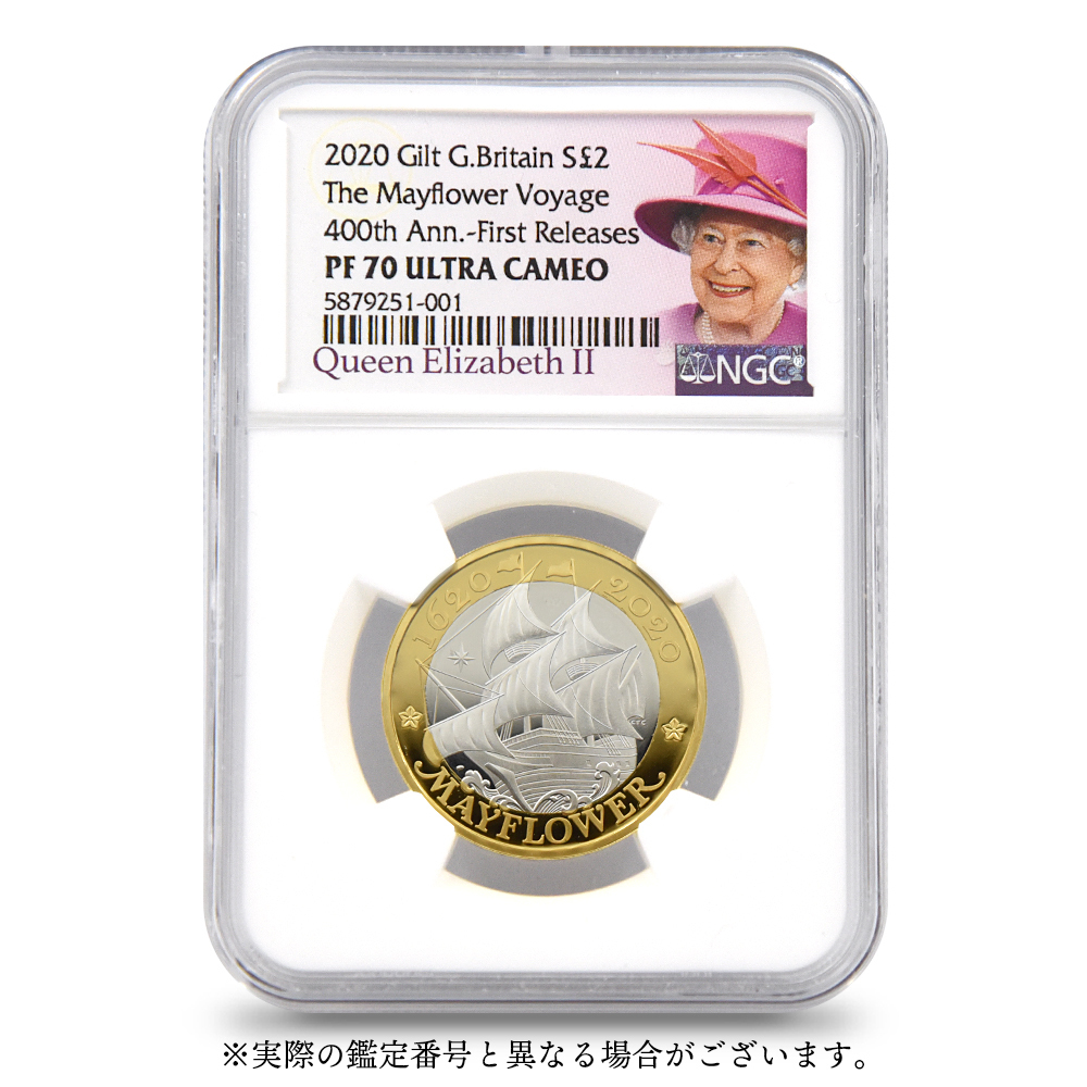 NGC最高鑑定☆2020年イギリスメイフラワー号400周年銀貨PF70UC FR