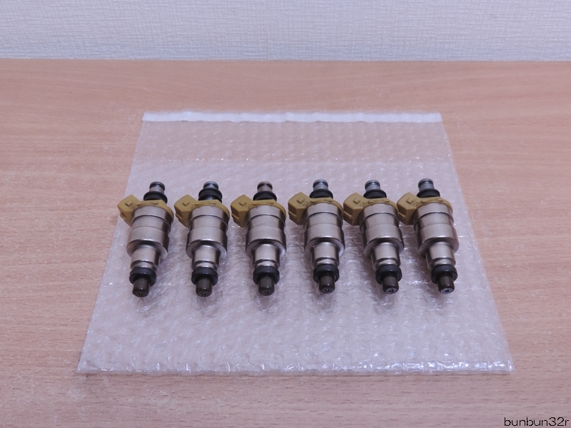 BNR34/GT-R/GTR/RB26 純正インジェクター444cc 6本SET BNR32/BCNR33等