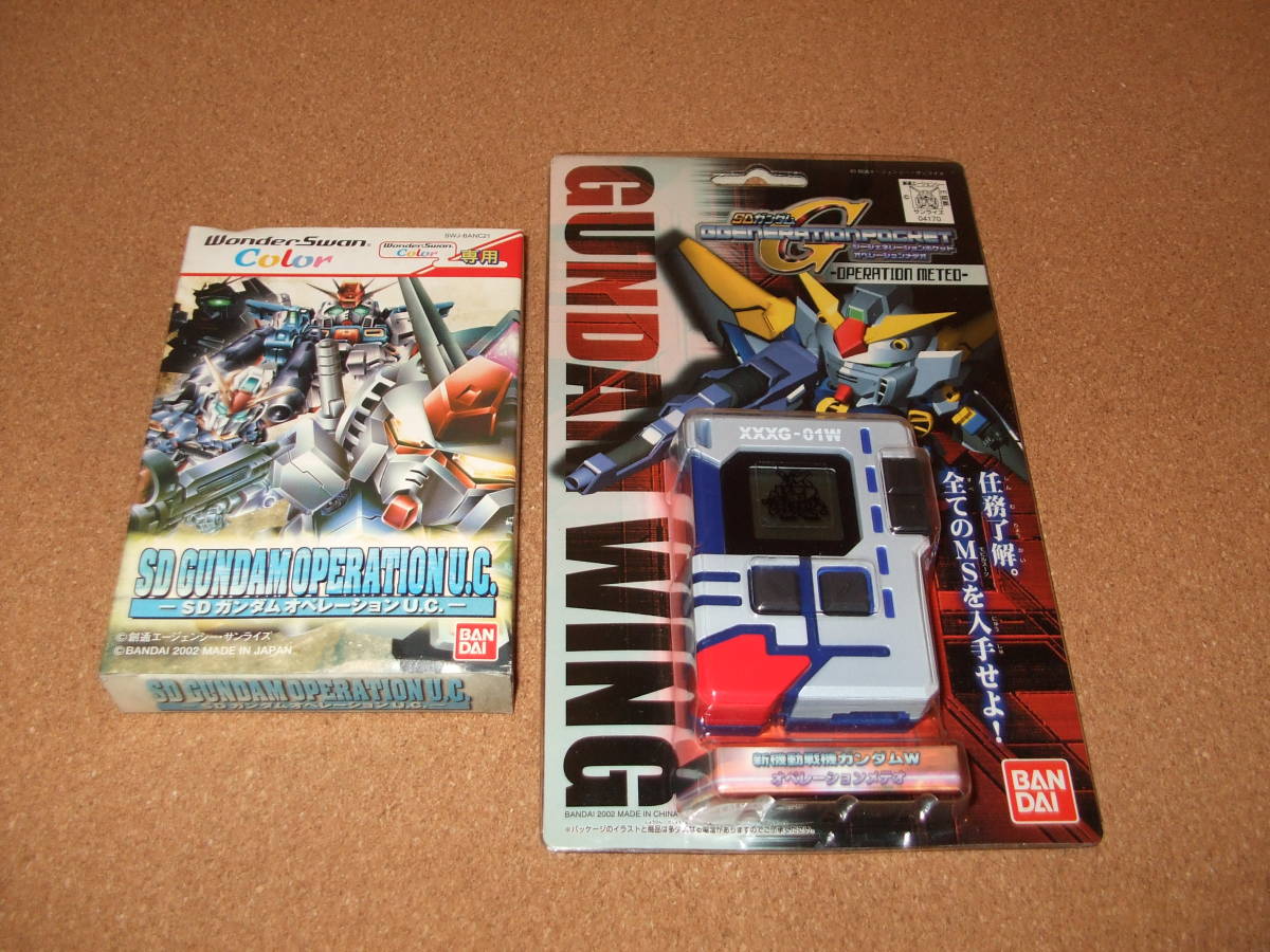  new goods WonderSwan color soft & electron game SD Gundam operation U.C.&G generation pocket WSC&LSI