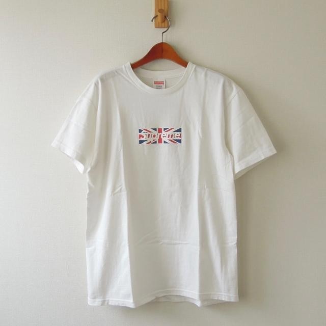 supreme Tシャツ london box logo tee 白 M (mw-392)_画像1