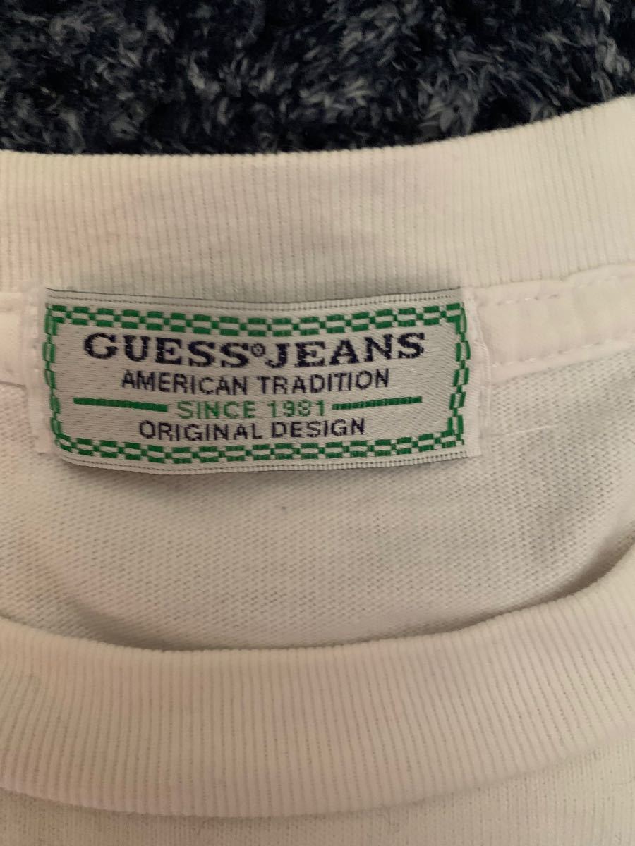 【最終値下げ】緑 ベージュ スタジャン ゲス Guess