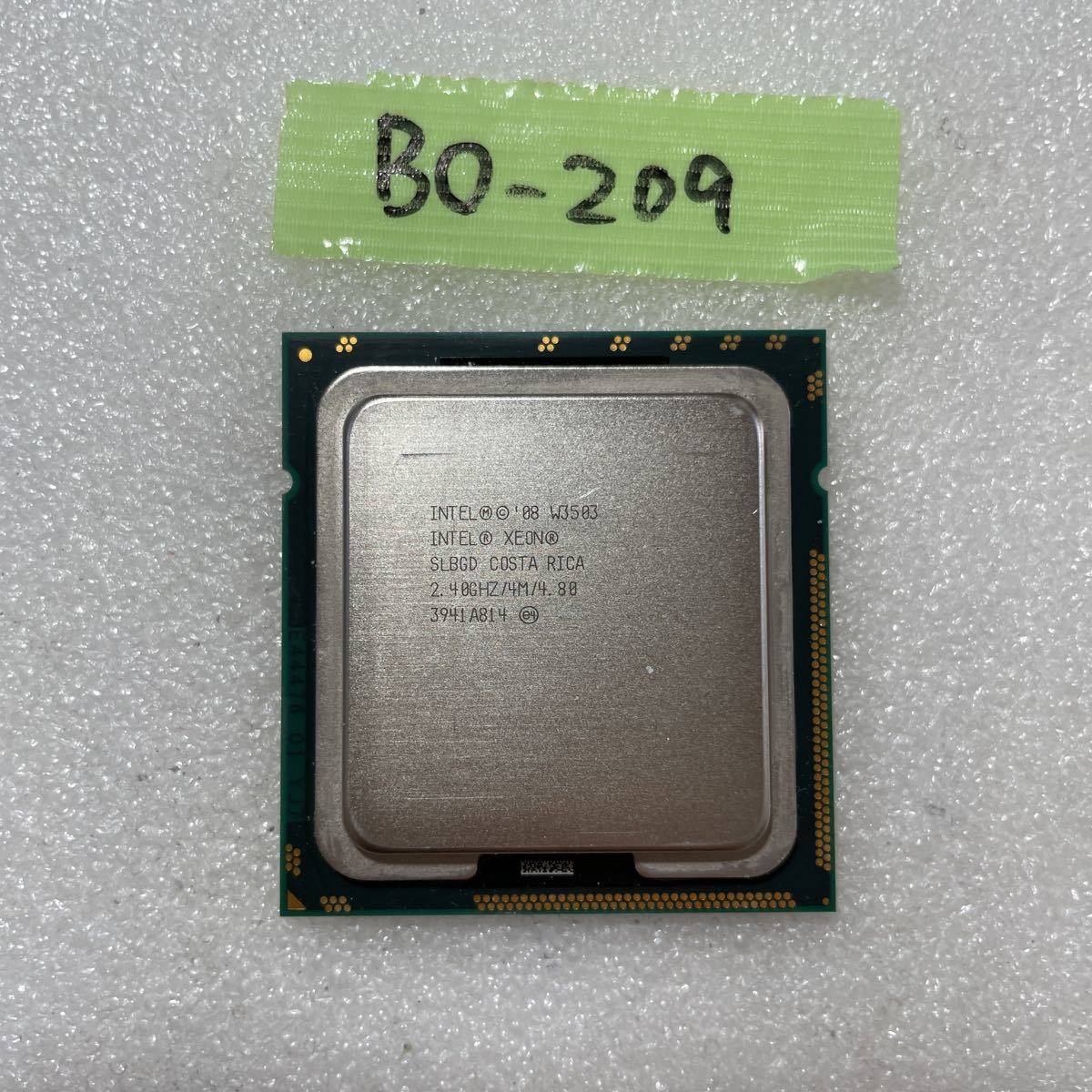 BO-209 激安 CPU Intel XEON W3503 2.40GHz SLBGD 動作品 同梱可能
