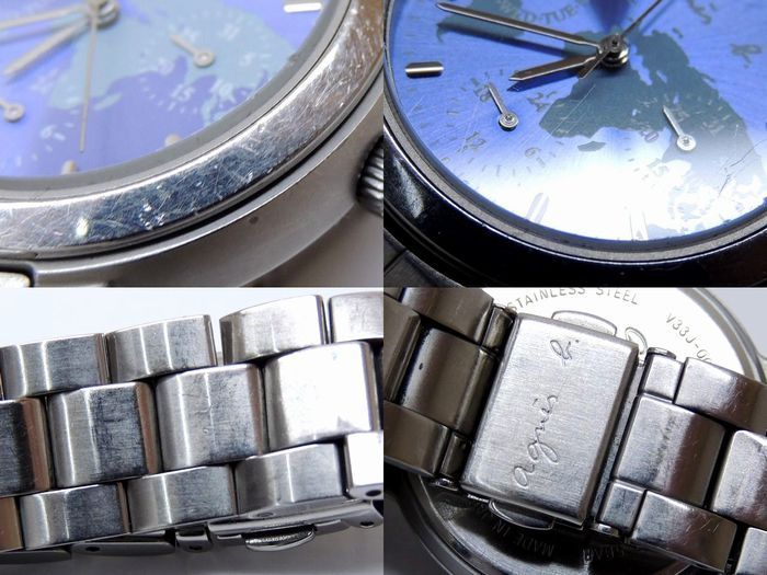 アニエスベー 時計 V33J-0010 デイデイト ステンレス ワールドマップ ブルー 文字盤 レディース クォーツ 腕時計 agnes b.  4B(その他)｜売買されたオークション情報、yahooの商品情報をアーカイブ公開 - オークファン（aucfan.com）