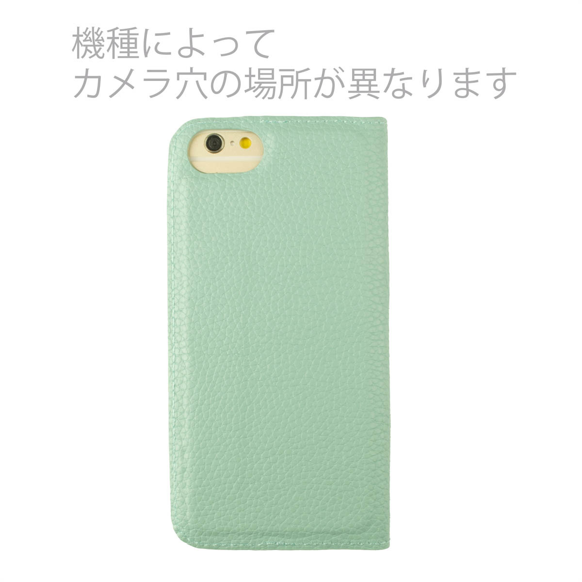 iphone13 case notebook type iphone 13 case iPhone 13 pocketbook cover I ho n green green shrink leather leather thin type light free shipping 