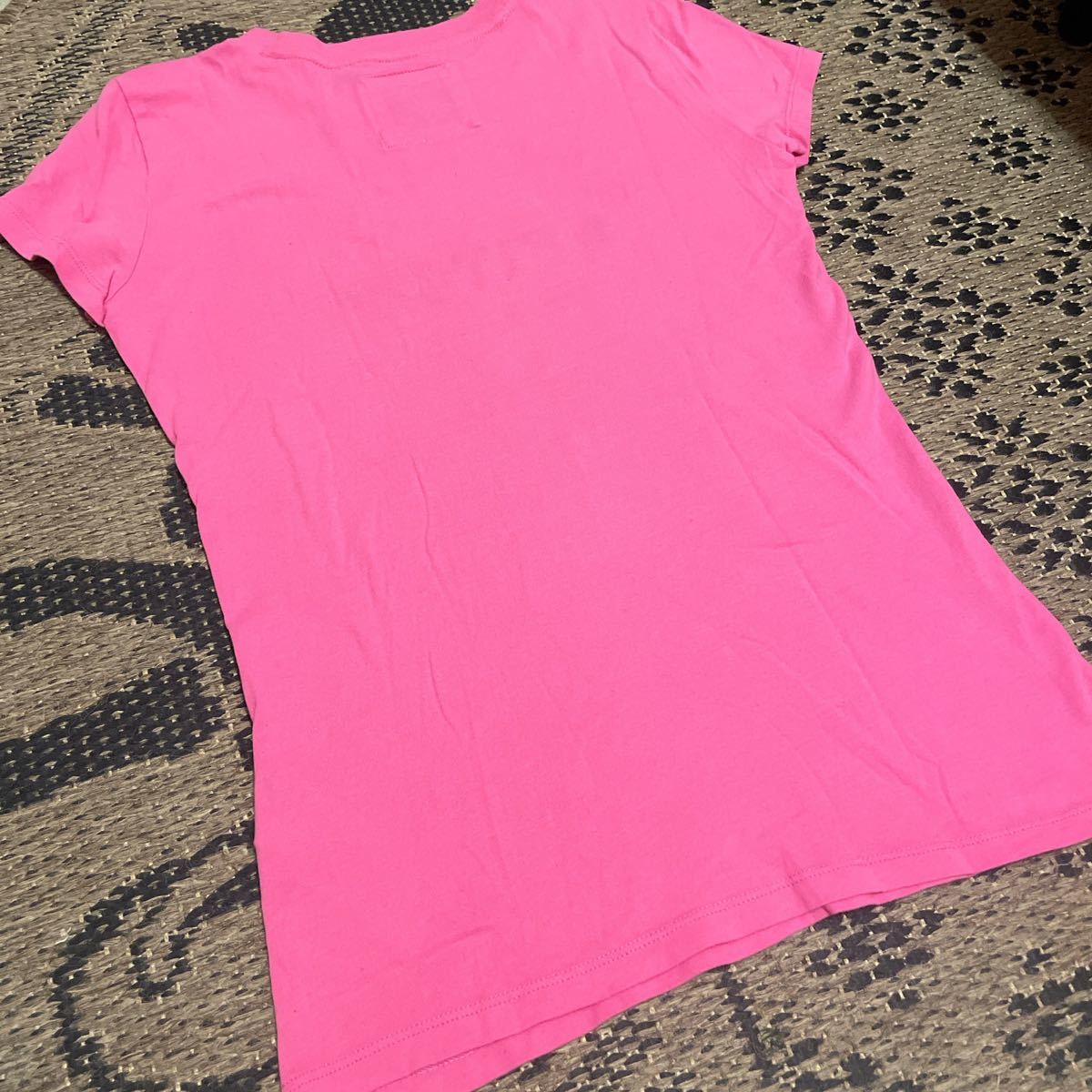 価格相談禁止 アバクロンビー&フィッチ アバクロ Tシャツ S トップス A&F ピンク ネイビー イエロー(試着のみ) 半袖