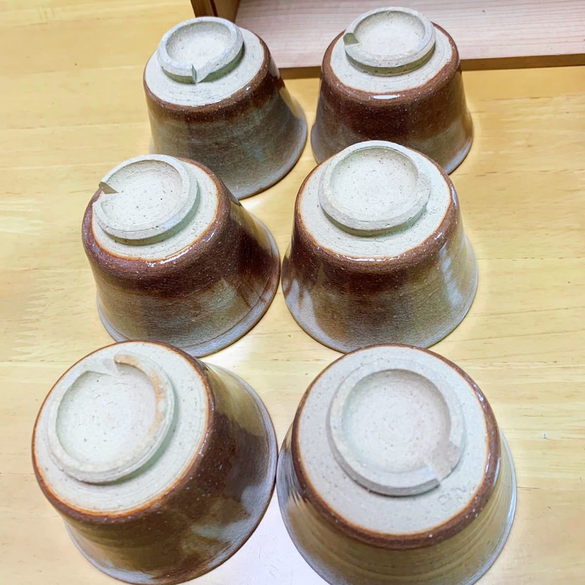 萩焼 正規品 椿秀窯 骨董品 焼物 番茶器 セット 七化け 湯呑 萩焼 正規品 椿秀窯 骨董品 焼物 番茶器 セット 七化け 湯呑