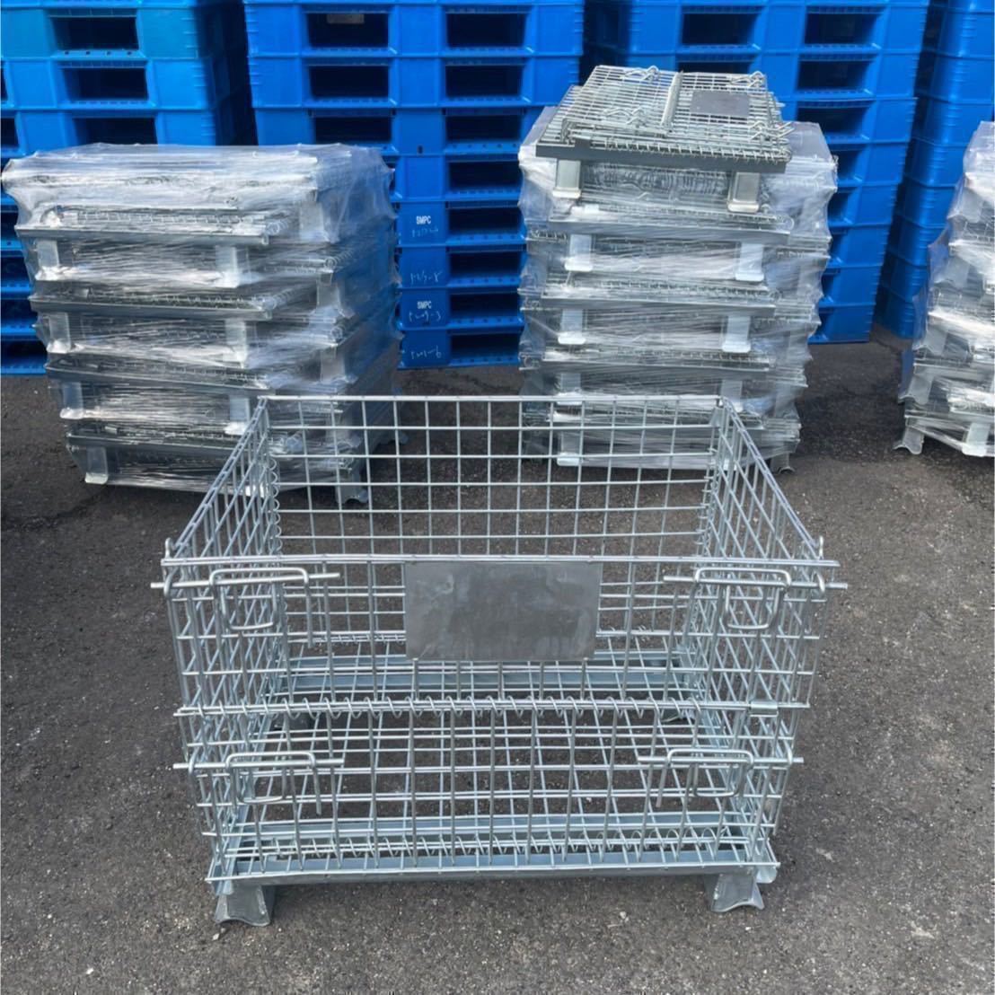 新古品】メッシュパレット 800×600×500h 5枚セット 23 新古品】メッシュパレット 800×600×500h 5枚セット 23