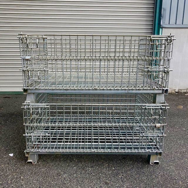 メッシュハーフパレット 800×1000×510h 20枚セット 30 工具、DIY用品 メッシュハーフパレット 800×1000×510h 20枚セット 30 工具、DIY用品