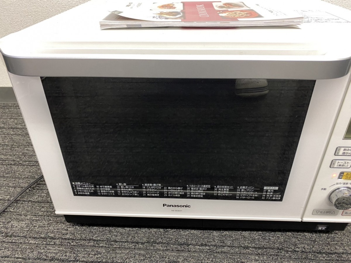 Panasonic パナソニック NE-BS601-W スチームオーブンレンジ 2014年製 通電確認済み 簡単な動作確認済み Bistro ビストロ YT