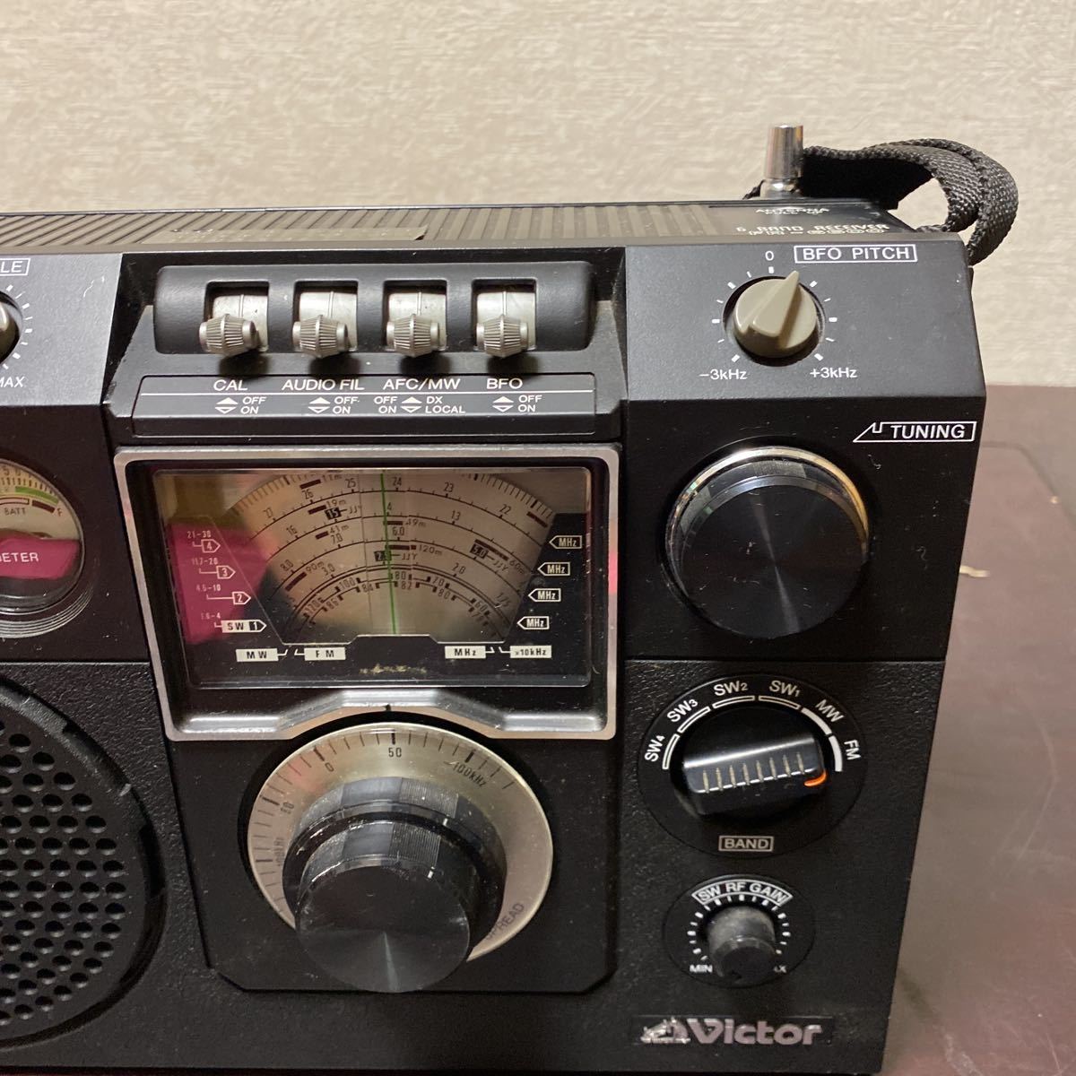 Victor ビクター PORTABLE RADIO ポータブルラジオ FR-6600 動作確認