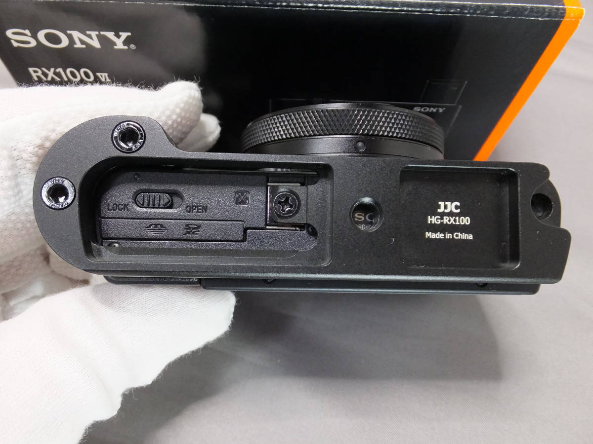 ソニー SONY DSC-RX100M6+JJCハンドグリップ+純正予備バッテリー2個+SDカード 中古美品_画像5