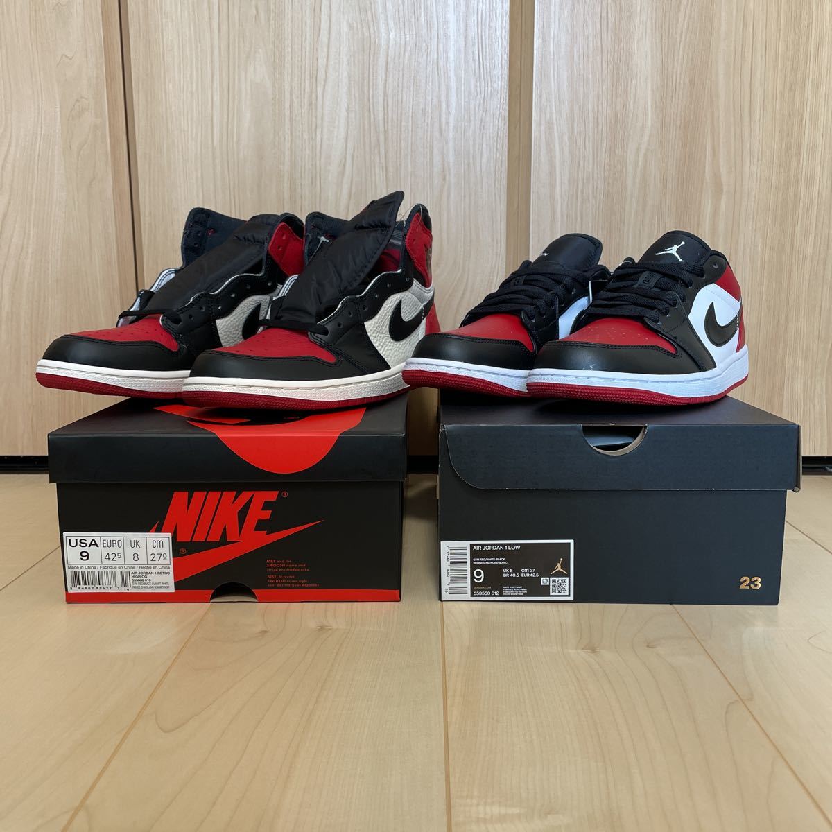 新品《黒タグ付き》NIKE AIR JORDAN 1 /