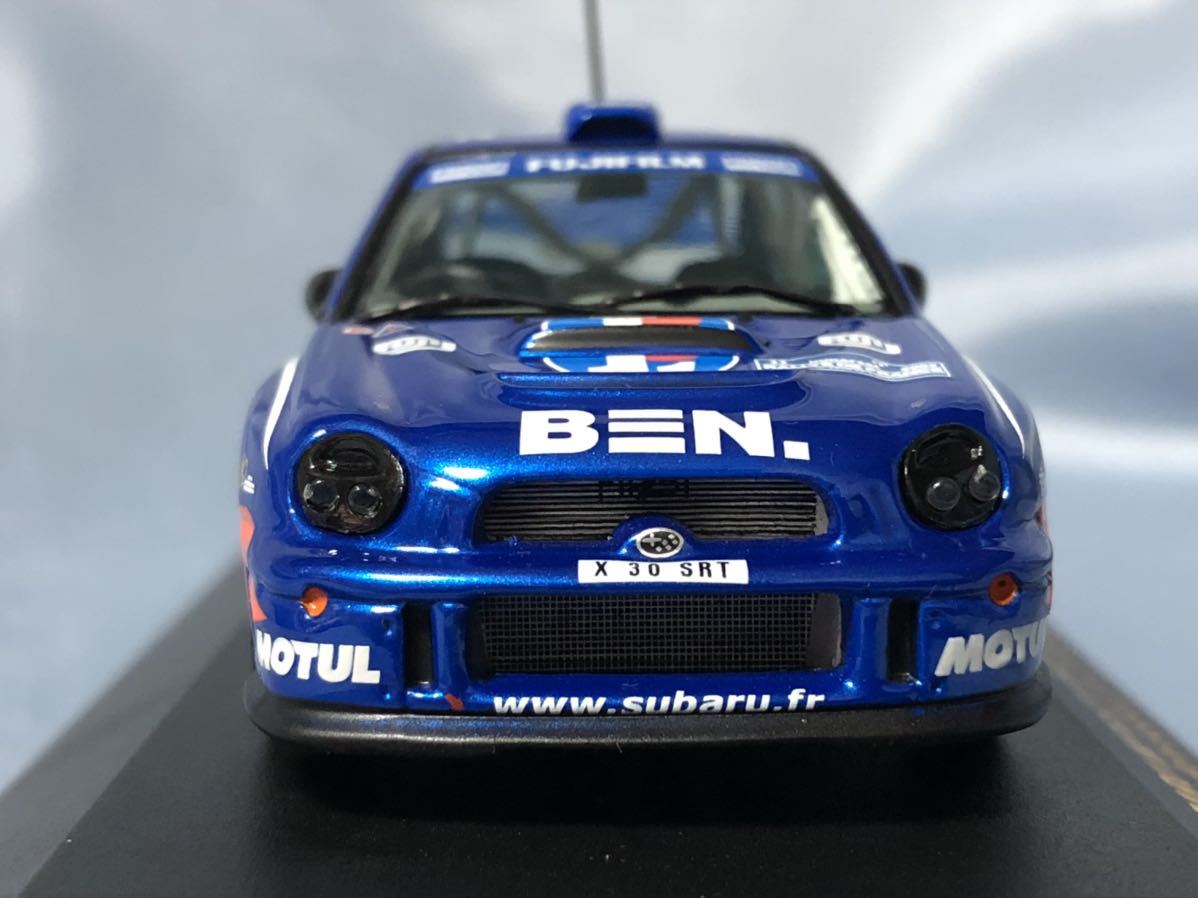 イクソ製　スバル　インプレッサ 2002年　WRC ツアー　ド　コルス　　　1/43_画像4