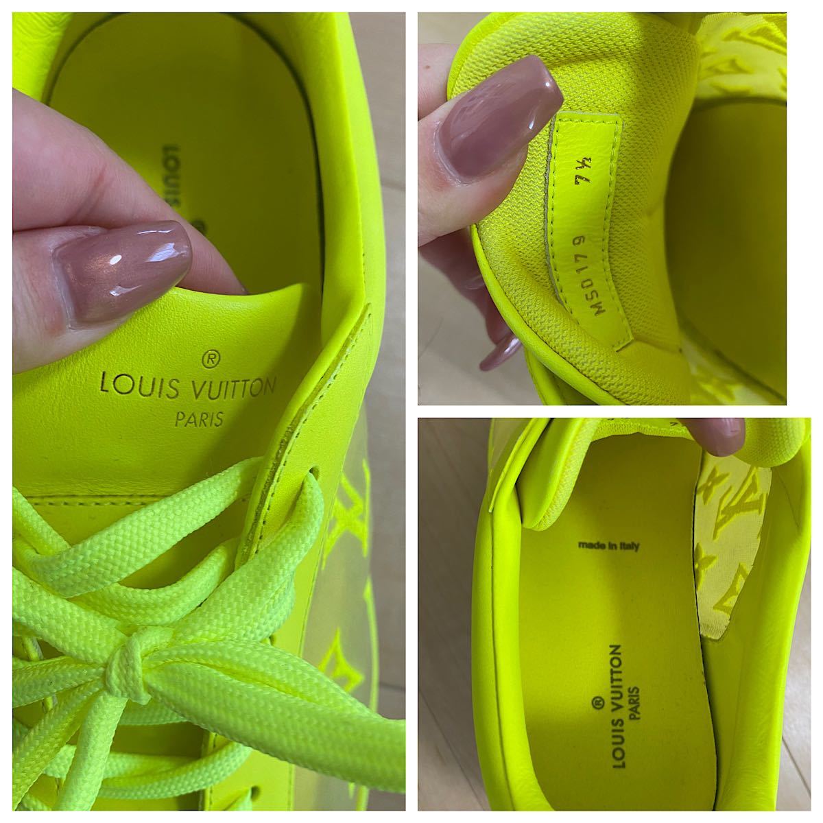 LOUIS VUITTON LV ルイ ヴィトン スニーカー 靴 ネオン カラー LOUIS VUITTON LV ルイ ヴィトン スニーカー 靴 ネオン カラー