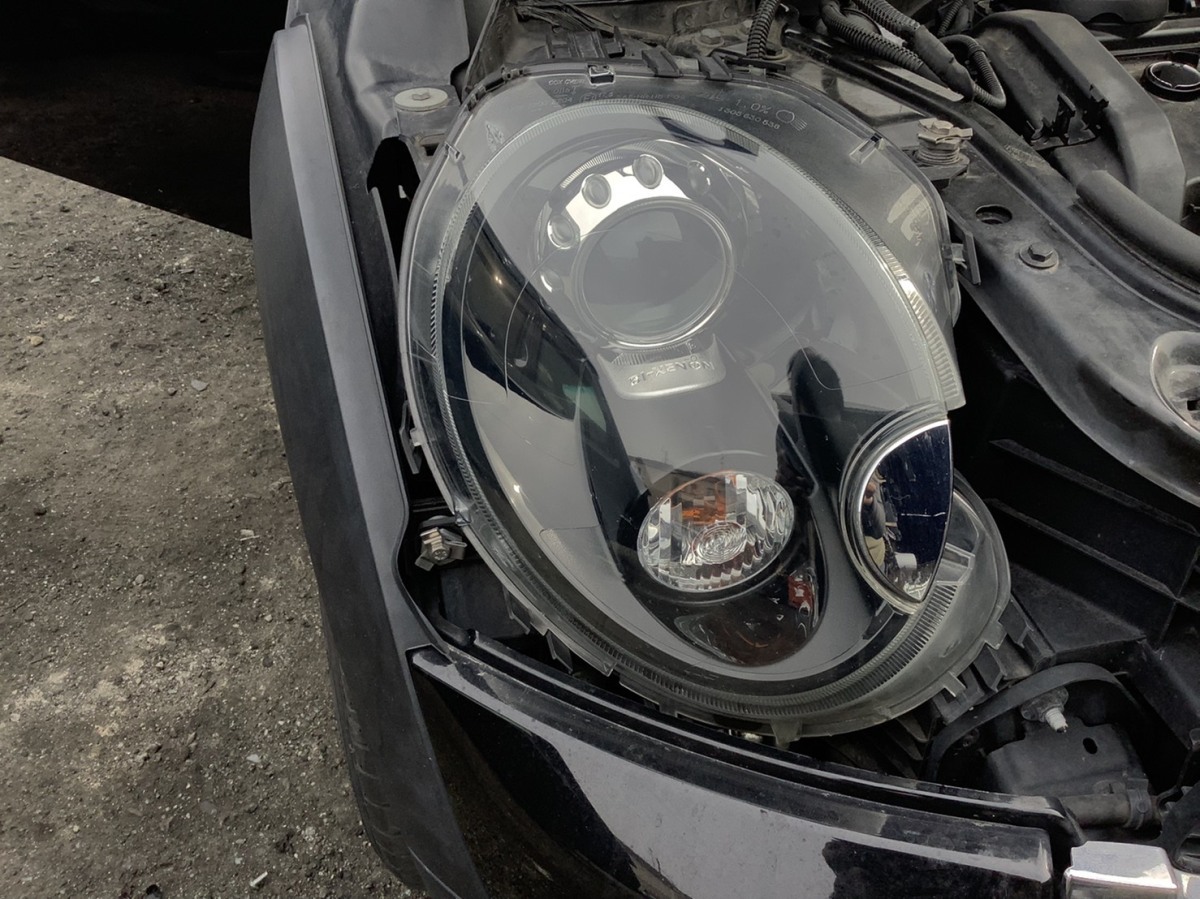 H25年 DBA-SX16S R58 BMW ミニ クーパーS 右ヘッドライト HID 品 即決