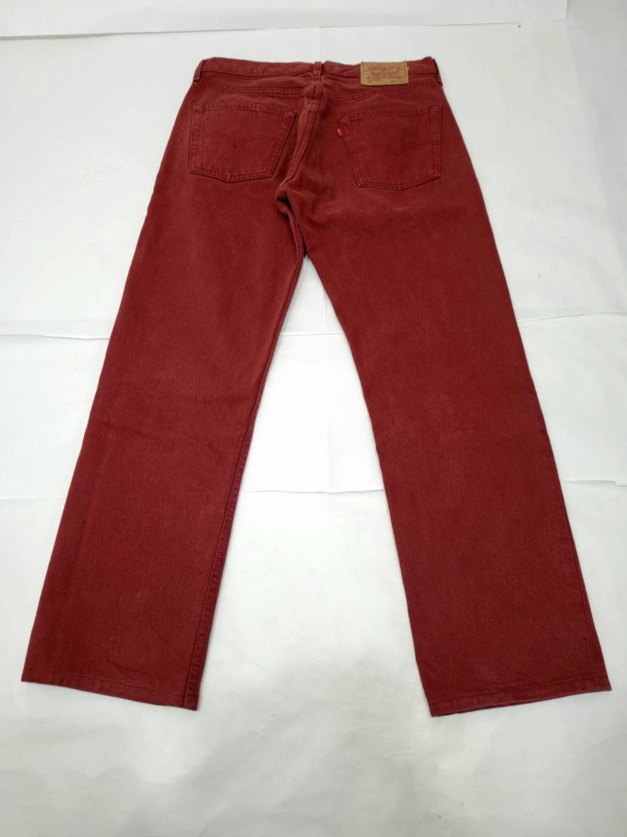 美品 フランス製 96年製 Levi's リーバイス 501 w34 90s 90年代 MadeInFrance ユーロリーバイス ビンテージジーンズ_画像2