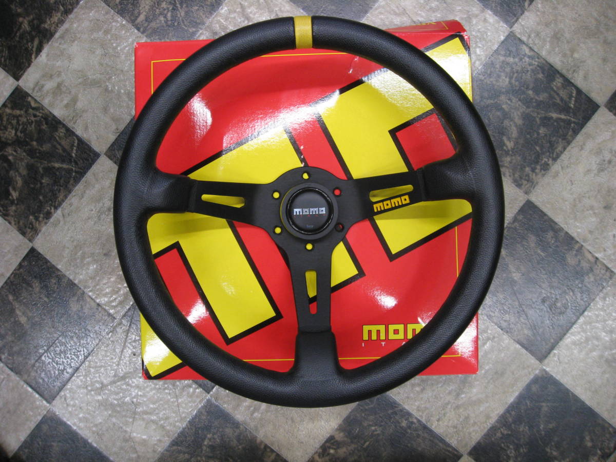 春の最新作!送料無料】 MOMO モモ MOD08 モデル08 レザー/ブラックスポーク 350mm ブラックレザー/ブラックスポーク M-58 イエロー:メール便送料無料 春の最新作!送料無料】 MOMO モモ MOD08 モデル08 レザー/ブラックスポーク 350mm ブラックレザー/ブラックスポーク M-58 イエロー:メール便送料無料