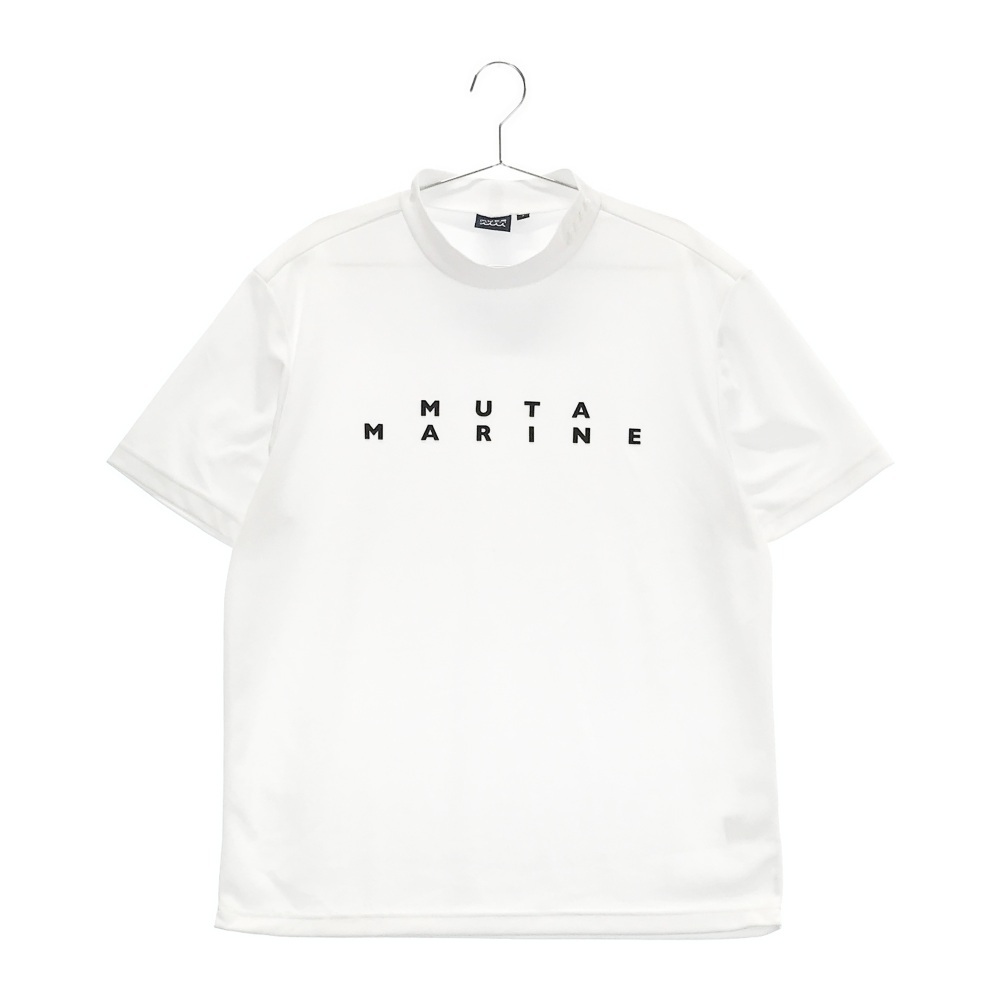 【即決】muta MARINE ムータマリン ハイネック半袖Tシャツ ホワイト系 7 [240001623506] ゴルフウェア メンズ