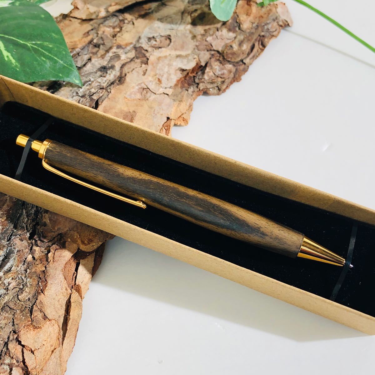 木軸ペン 黒柿 木軸 ペン ボールペン シャープペン ver.2 - インテリア