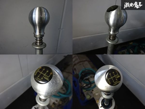  real movement remove HKS FD3S RX-7 13B-REW H pattern 6 speed dog mission 6MT aluminium shift knob OS technical research institute operation conversion parts attaching immediate payment shelves 30-3