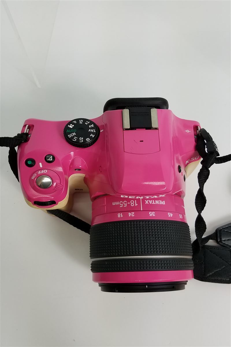 本物の販売 最終値下げPENTAX 大人気 ピンク 一眼レフ K-50 デジタルカメラ