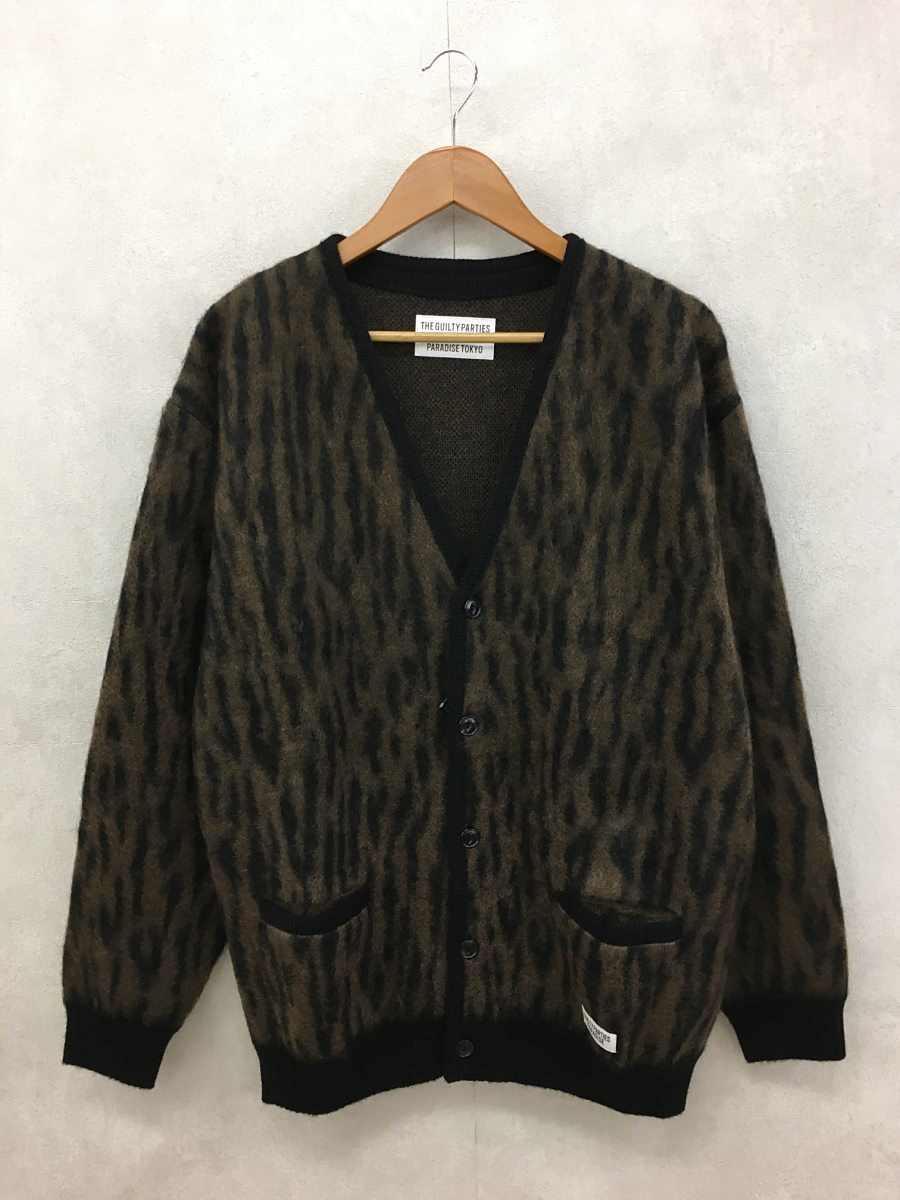 WACKO MARIA◇WACKO MARIA/XL/21AW/LEOPARD MOHAIR KNIT JACQUARD