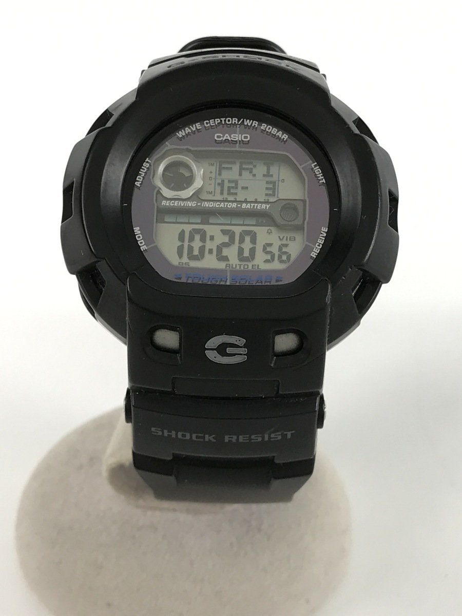 CASIO クォーツ腕時計 デジタル ラバー BLK GW-400J