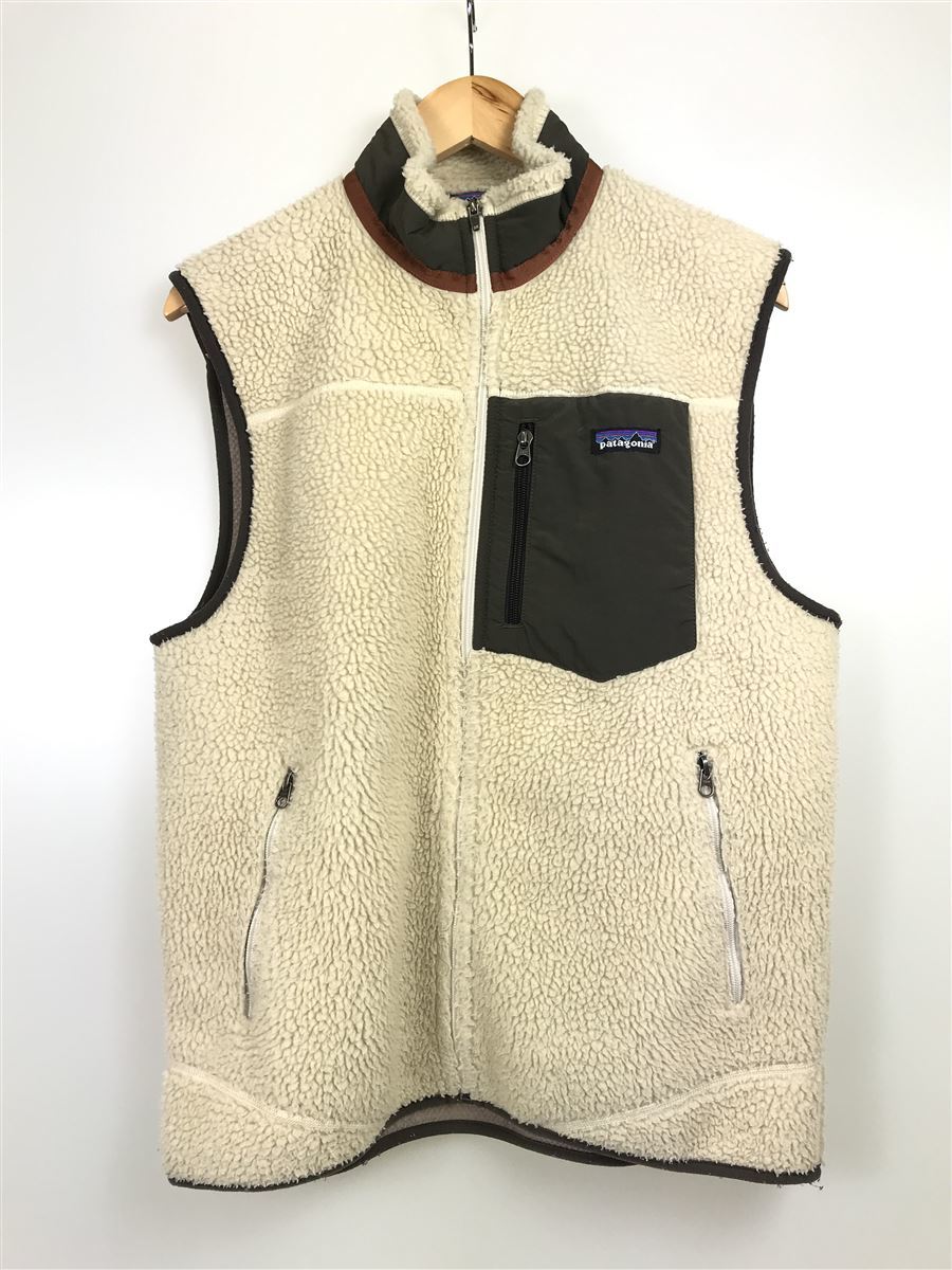 patagonia◇フリースベスト/M/ポリエステル/BEG/23047FA12 | rl