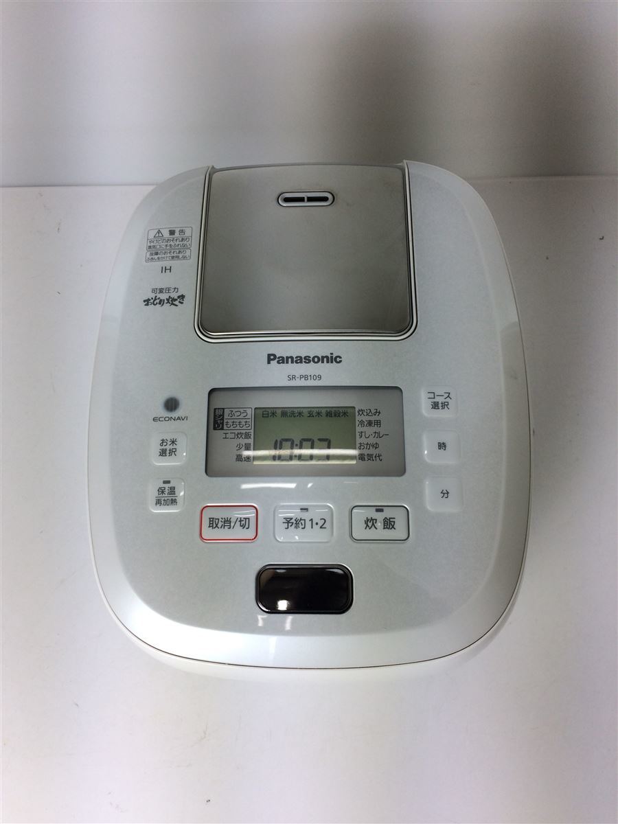 Panasonic 2022 新作 炊飯器 SR-PB109 高品質の人気 おどり炊き