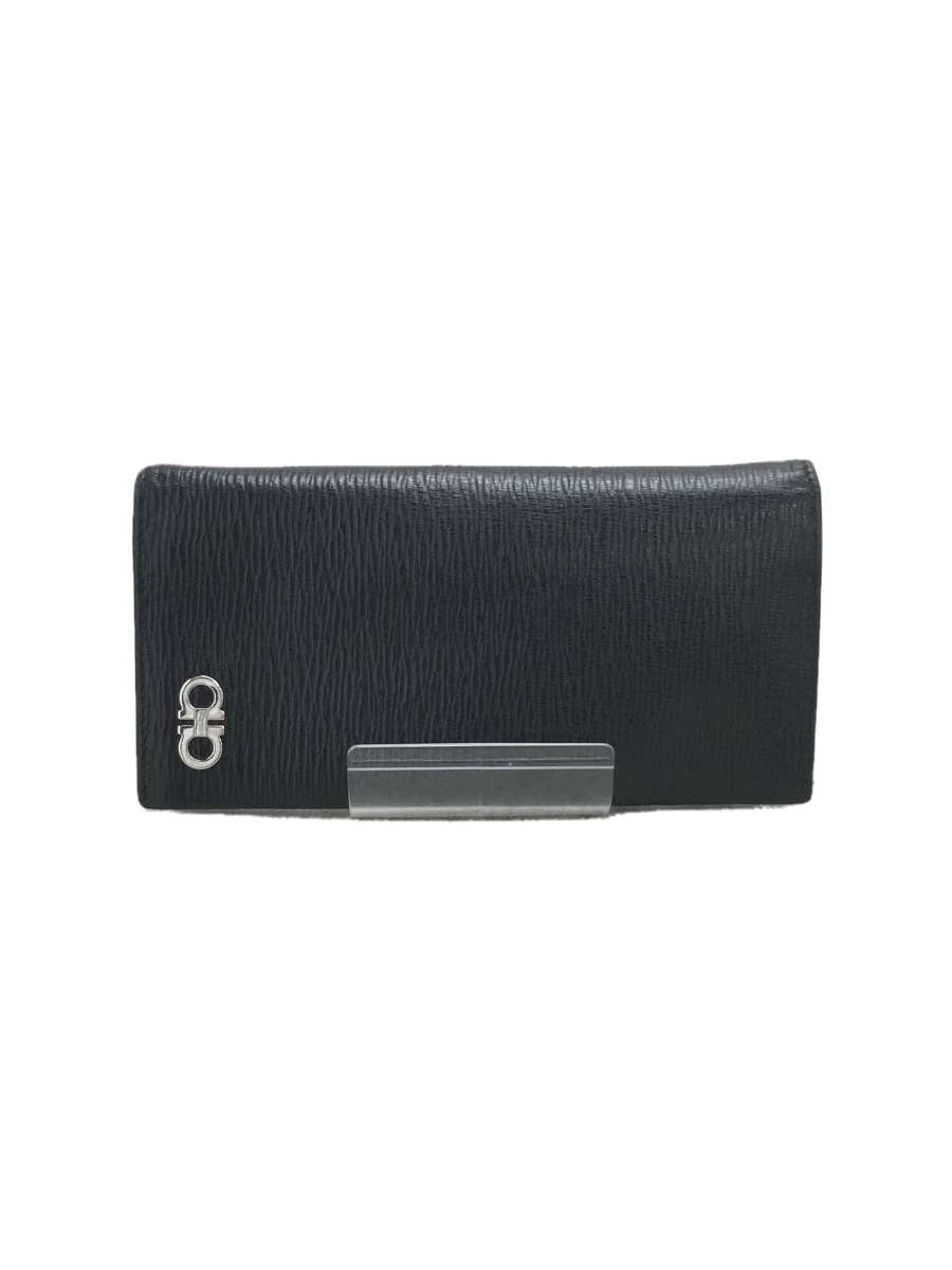 Salvatore Ferragamo◇長財布/レザー/BLK/IY-66A069 gos.or.jp