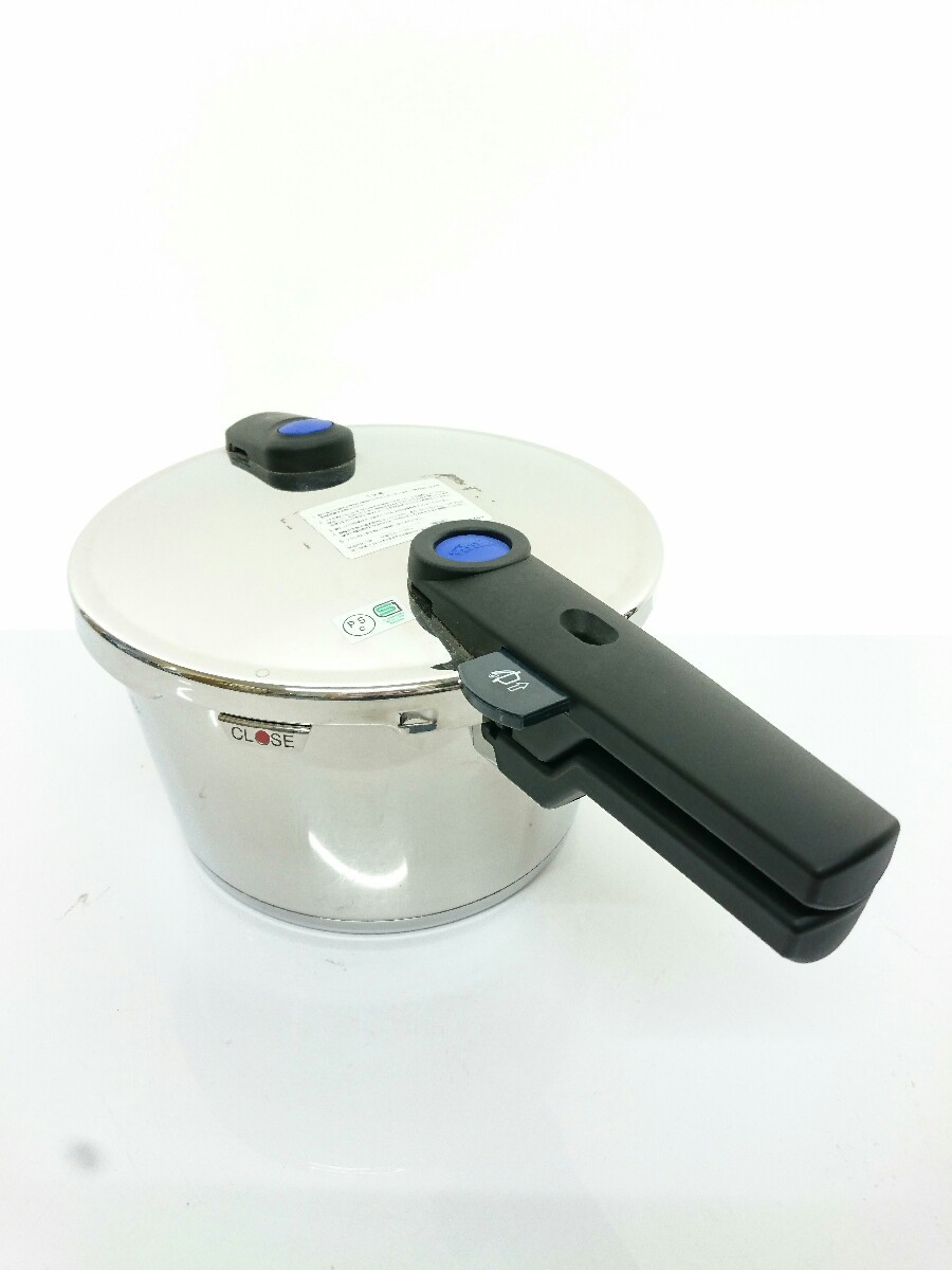 中古 FISSLER 容量:4.5L キッチン用品 圧力鍋