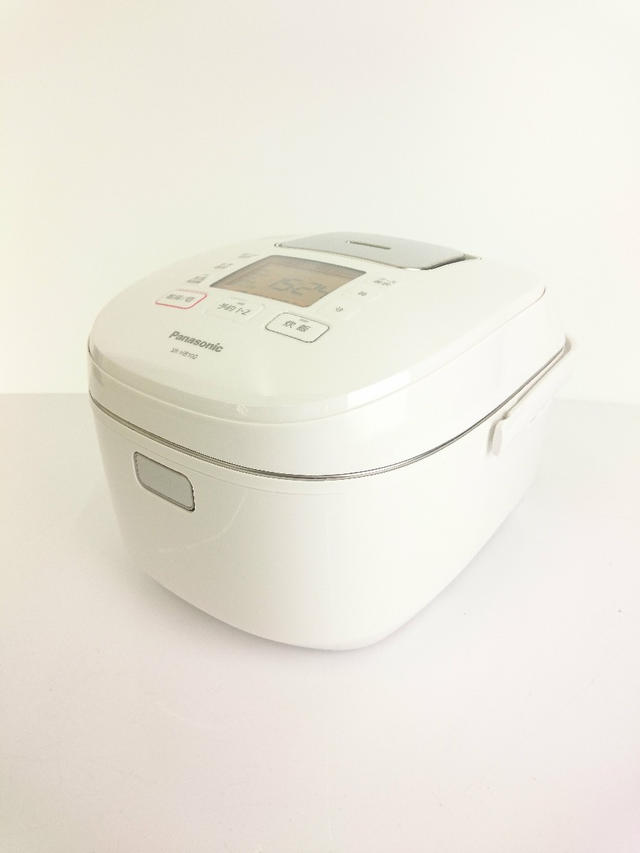 最大85％オフ！ Panasonic ジャー炊飯器 SR-HB100-W 宅配便送料無料 0.5合～5.5合炊き