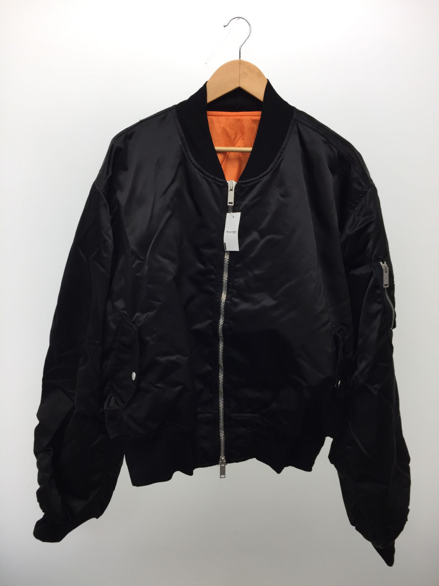 BEN TAVERNITI UNRAVEL PROJECT◇MA-1 Satin Bomber Jacket/XXL