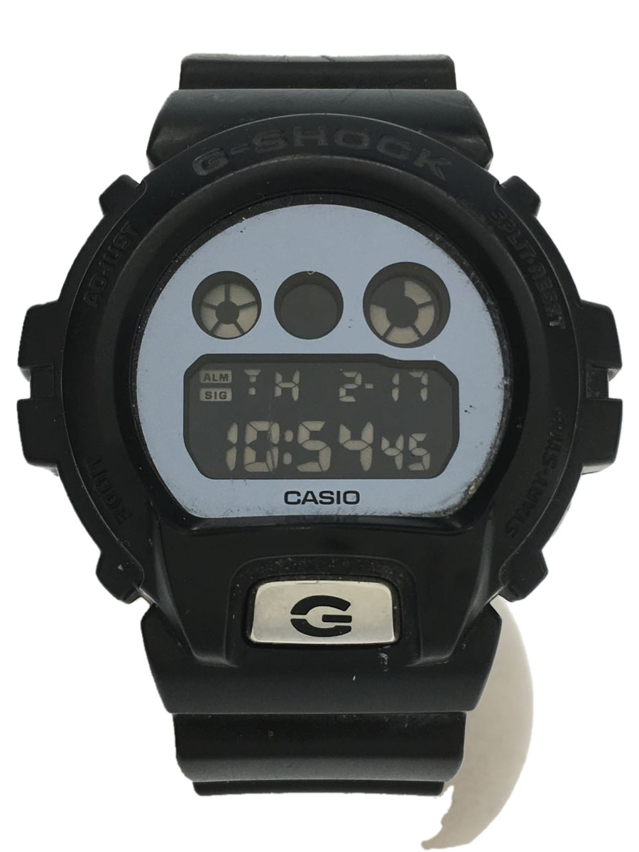 CASIO◆ソーラー腕時計/DW-6900MMA/デジタル/ラバー/BLK/BLK