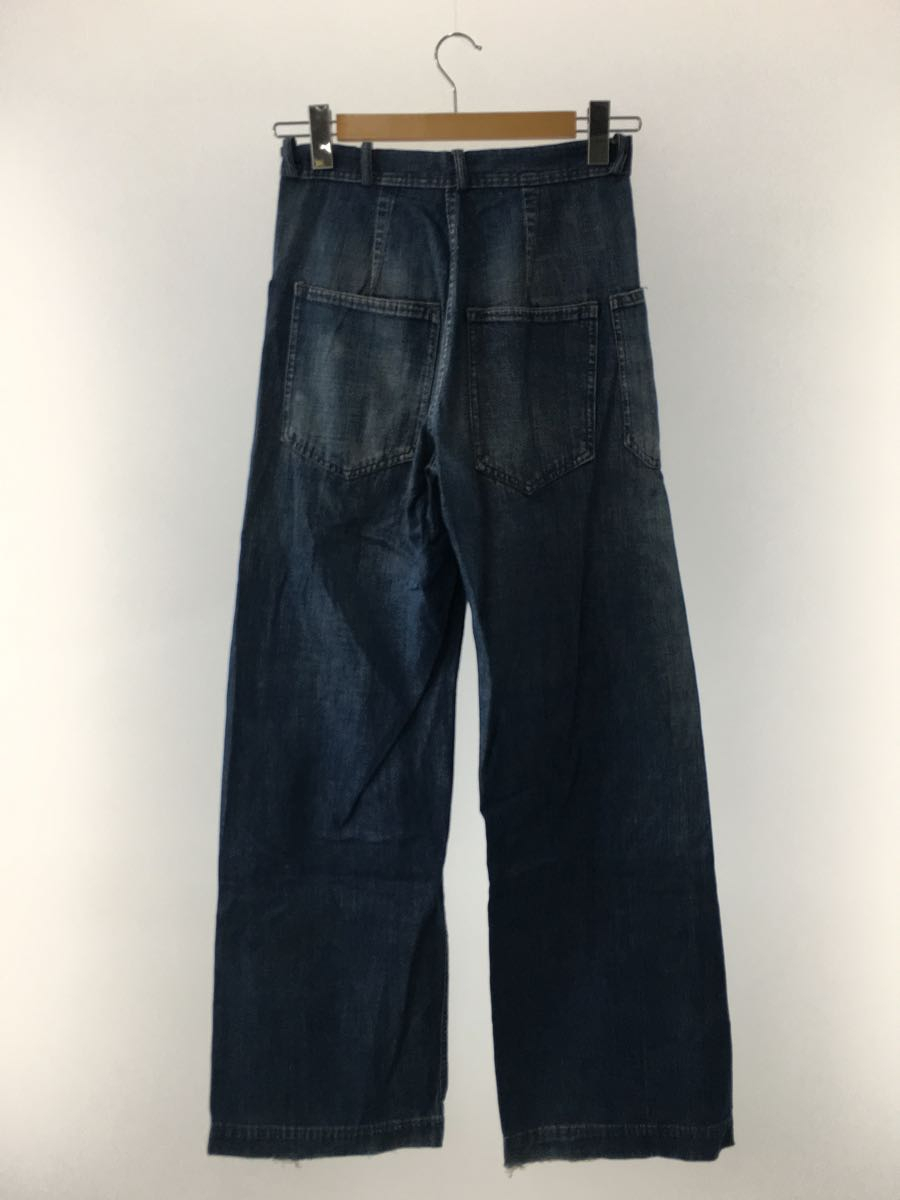 US.NAVY◇40s/デニム巻きパンツ/ストレートパンツ/デニム/インディゴ