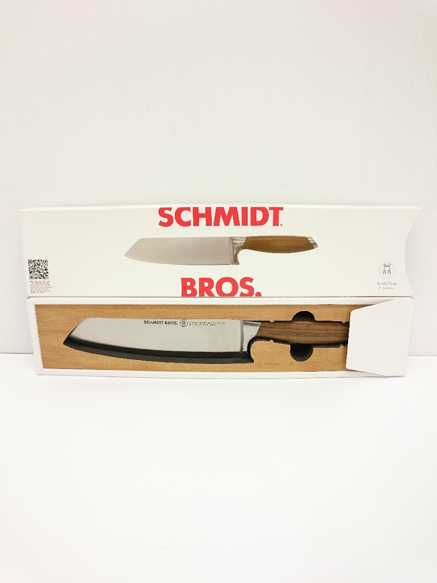 Schmidt 優先配送 Brothers Cutlery 三徳包丁 サイズ:18cm Bonded Teak