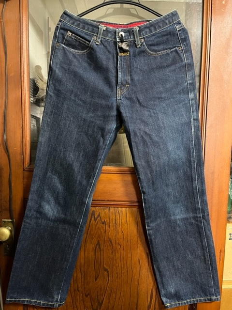 ◆　80's GIRBAUD JEANS／マリテフランソワジルボー　デニム　ネイビー　M USED　◆_画像1