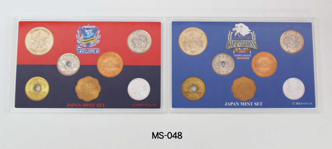 2004年セントラルリーグ・パシフィックリーグ優勝記念 中日ドラゴンズ＆西武ライオンズ貨幣セット №MS-048の画像4