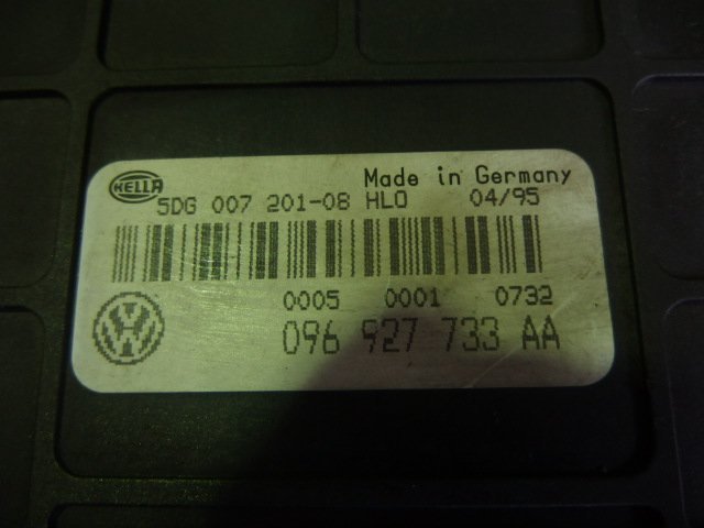 * VW Vent 1H 95 year 1HADY AT computer 1H1927739BJ ( stock No:37173) (3189)