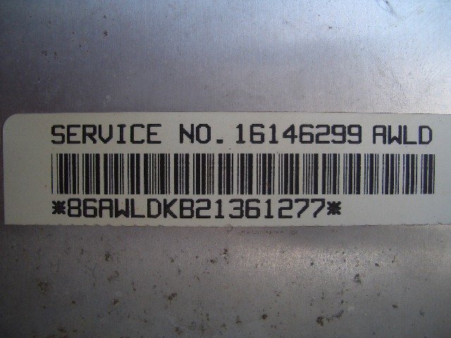 * Chevrolet Suburban 92 year 2WD 5.7L engine computer -( stock No:A02852) (5110) *