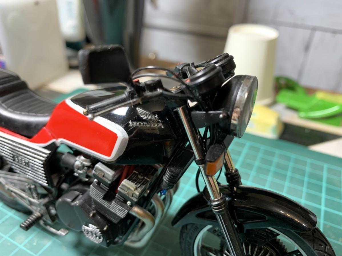 アオシマ製 完成品 ホンダ cbx400f 旧単車會 匠レーシング 素人 アオシマ製 完成品 ホンダ cbx400f 旧単車會 匠レーシング 素人