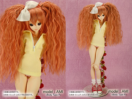 新品未開封 vmf50 ドール用 girlholic フードワンピース レモンイエロー ANGEL PHILIA オビツ50 MSD MDD PARABOX アゾン50 東京ドール_フードワンピースレモンイエローのみの出品