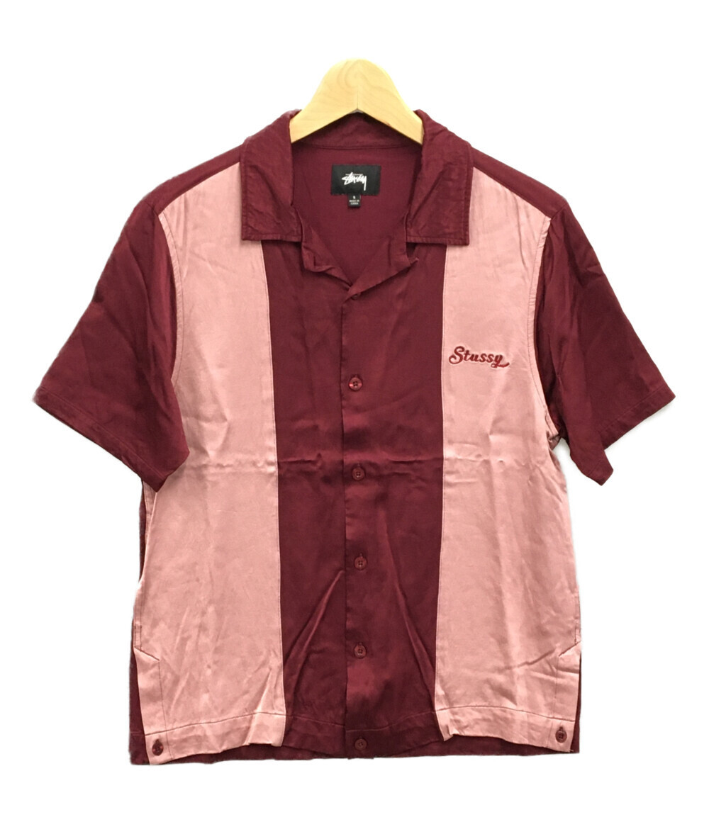 ステューシー 開襟半袖シャツ レーヨンオープンカラーシャツ 最大71％オフ メンズ SIZE S STUSSY おすすめネット