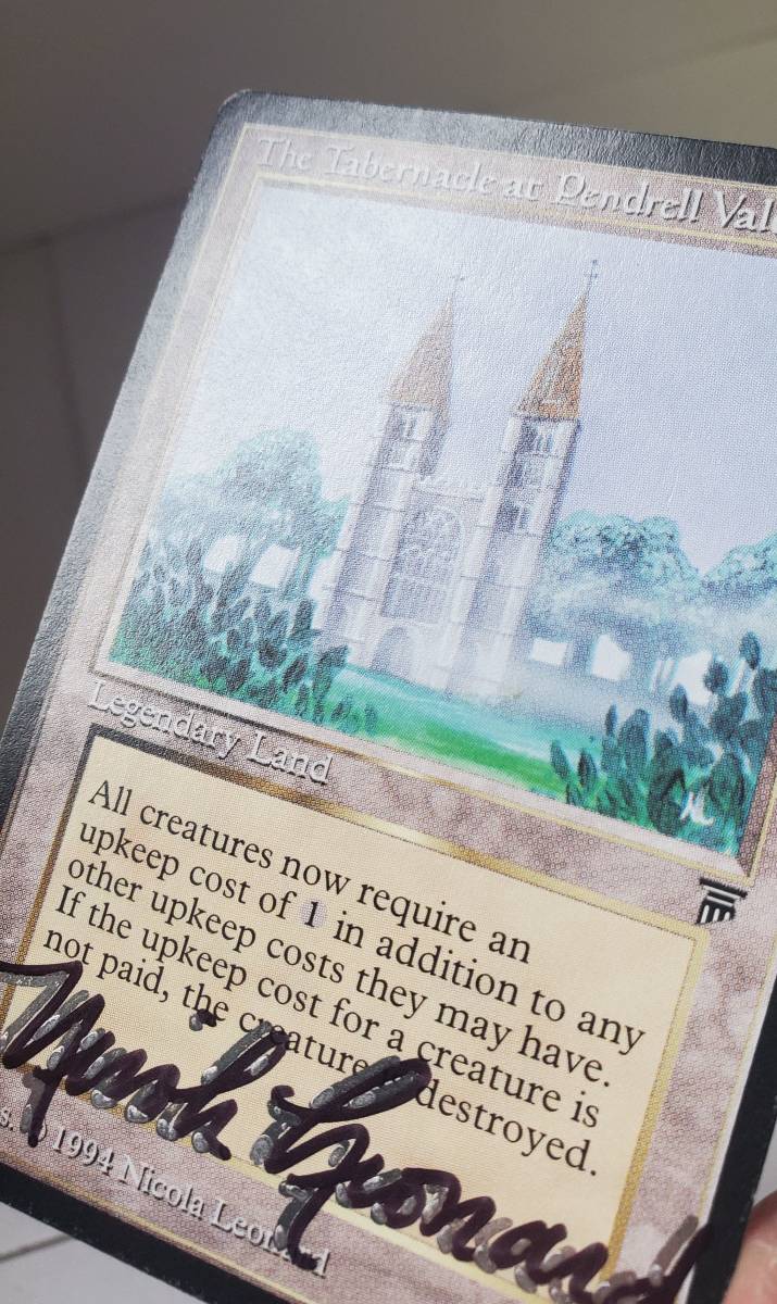 ●MTG● LE The Tabernacle at Pendrell Vale(英語 サイン)_画像3