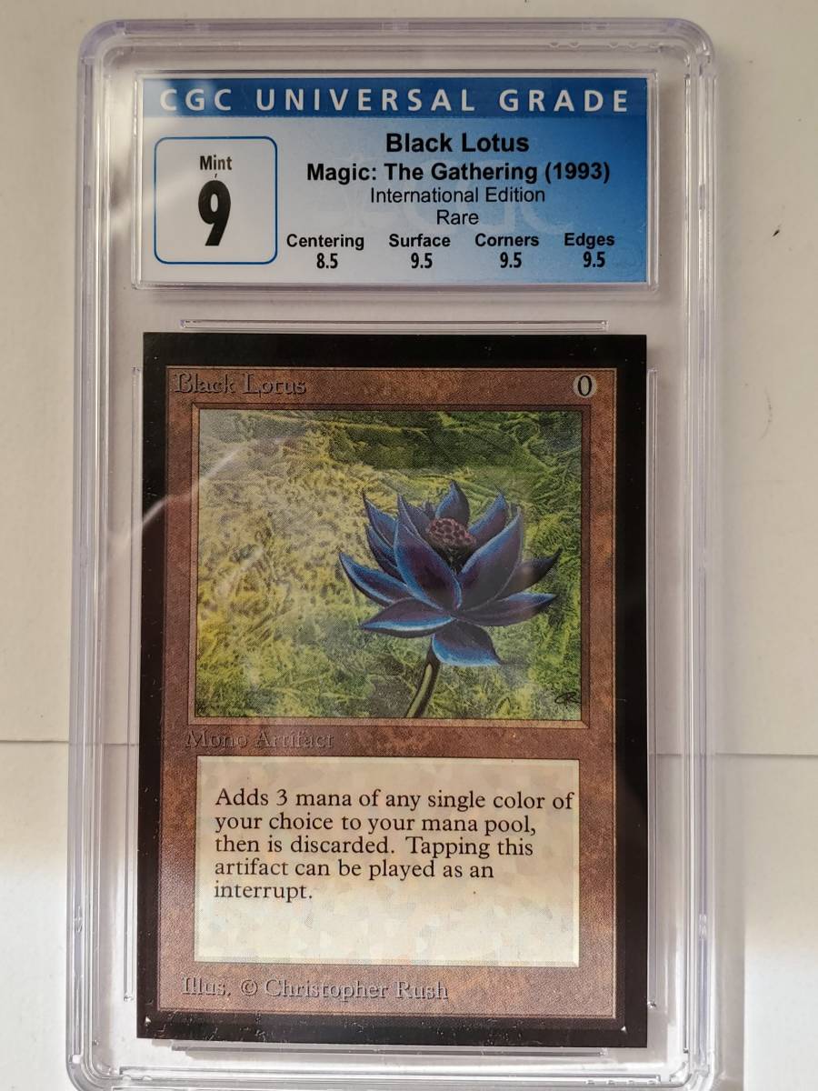 オリジナル ○MTG○ 9.5点x3 9) CGC Lotus(英語 Black IE