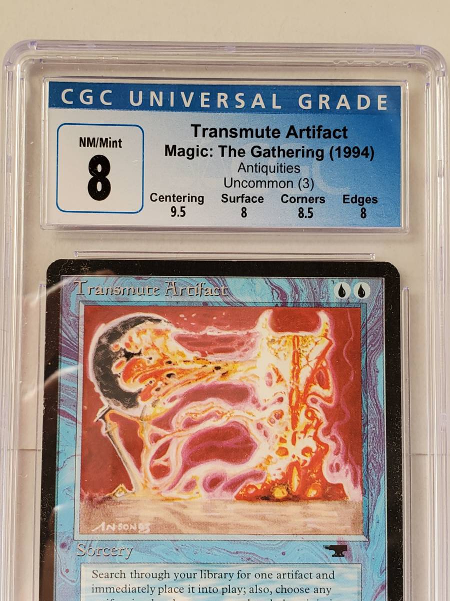 ●MTG● AQ Transmute Artifact(英語 CGC 8)_画像2