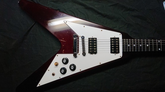 Handmade Gibson 1967 Flying V Replica マホガニー フライングV 検
